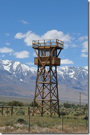 Gaurd tower at Manzanar Internment Camp