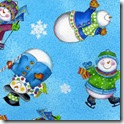 Winter Joy - Snowman Toss Aqua #219-2