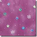 Winter Joy - Small Snowflakes/Stars Plum #221-3