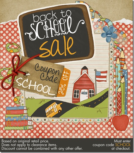 Back To School Sale - Save 25% off your entire order!