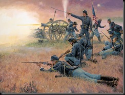Union Cavalry Fighting Dismounted