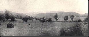 19th century photo of White Sulpher Springs battlefield
