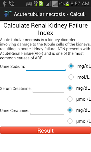 Renal Kidney FailureIndex Cal