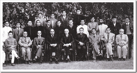 Quaid-e-Azam with the Editorial Staff of Dawn