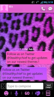 免費下載個人化APP|GO SMS Girly Cheetah Theme app開箱文|APP開箱王