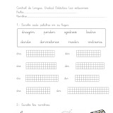 Lengua. Las Estaciones