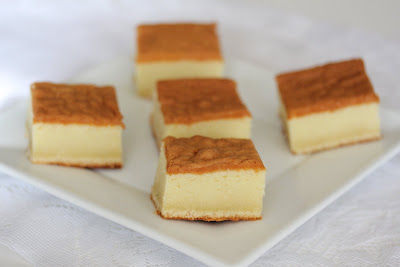 photo of six slices of Honey Castella Cake