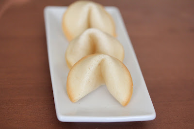 close-up photo of a fortune cookie