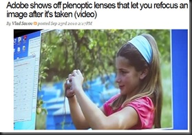 Plenoptic lens