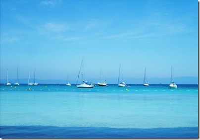 Plage d'argent a Porquerolles