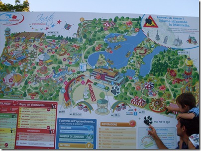 Mappa di Minitalia Leolandia Park