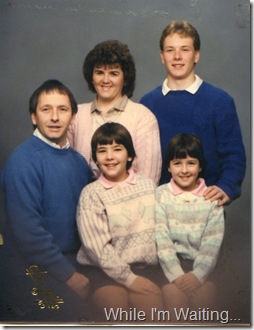 1989 - Greg, Julie, Jody, Jill and Justin Rodgers