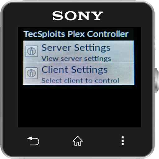 Plex Remote for Smart Watch Screen 2