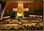 General Assembly Hall at UN Headquarters in New York