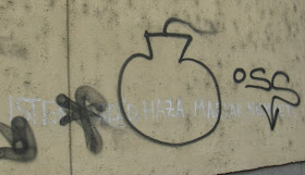 police building, graffiti,Budapest,  blog, Balzac utca, XIII. kerület, Felkai utca, Pannónia utca, Felka utca, Pártgarázs, garázs, parkolás, street art,  teg, falfirka, tegelés, rendőrség    writers