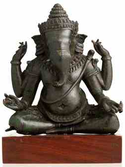 Ganesha. Cambodia, Angkor period, 13th century. Bronze. National Museum of Cambodia, Phnom Penh, Ga5987