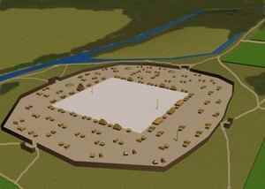 For the first 250 years of its existiance, Cahokia was a small town with no or few mounds