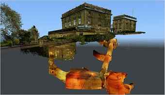 A laser scan of King David’s dungeon, beneath the modern day Nottingham Castle