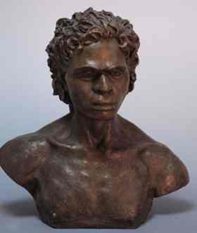 Russians restore facial features to skull of 30,000 year old Homo Sapien cave man from Kostenki. 
