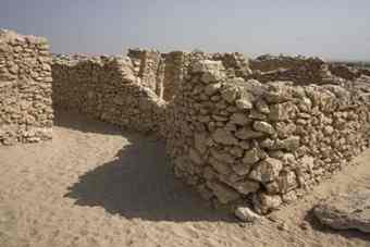 Odd corner of the Dilmun temple of Saar