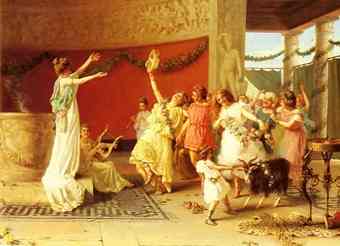 A Roman Dance by Guglielmo Zoochi
