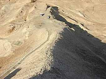 Masada - Roman siege ramp