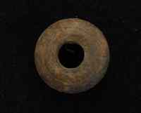 UNEARTHED: This bead was among several items which were discovered in the dig