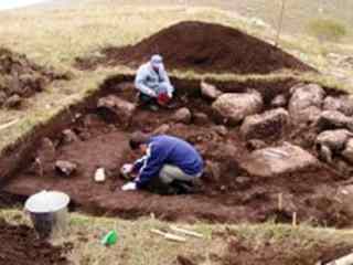 The excavations near Krapivna