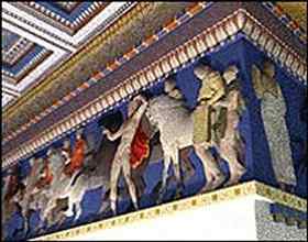 Reconstruction of the Parthenon's North Frieze