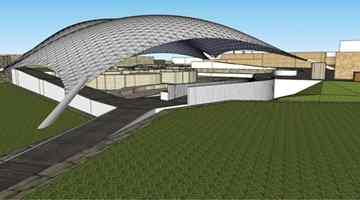 An artist’s impression of the structure that will protect the Tarxien temples from the elements.