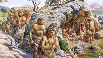 Neanderthals lived in Europe and parts of Asia