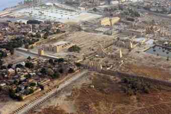 A general view of the temples of Luxor