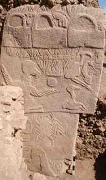 Remarkable find: A frieze from Gobekli Tepe.