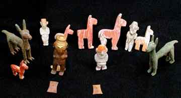 SACRIFICIAL SEND-OFF: Six children killed in a ritual Inca sacrifice between 500 and 600 years ago were buried together, accompanied by gold, silver and shell figurines of men and llamas.