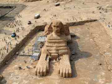 The Sphinx from above