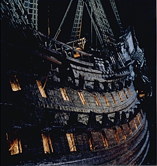 The royal warship Vasa, which sank in Stockholm on her maiden voyage in 1628. Photo: Hans Hammarskiöld