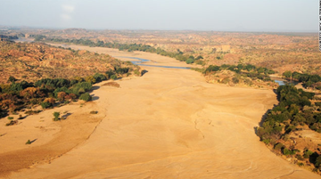 Mapungubwe Cultural Landscape  as seen from above.
