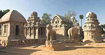 The magnificent `Ratha` cave temples of Mahabalipuram