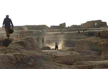 Excavations at the Eastern Palace - dated to the 17th century BC - of ancient Qatna, Syria. Photo by Ballester Javier Serrano, University of Udine