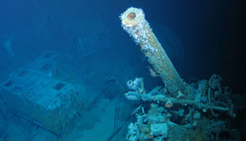 David Mearns also located the HMS Sydney, sunk during WWII, for the Australian government.