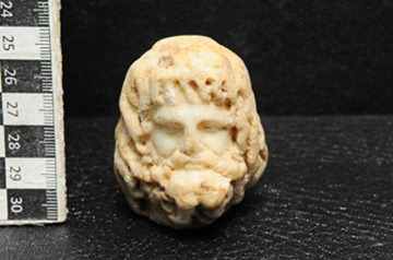 A marble head of Serapis, a Greco-Roman deity in Egypt. This and 200 other pieces are now under conservation at the Egyptian Museum, Cairo. (Photo: SCA)