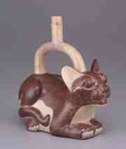 A much more recent Moche (1500yrs ago) ceramic of a local puma