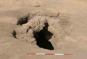 Amara West_Vaulted brick superstructure (tomb G101).