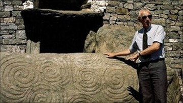 Archaeologist Michael J O'Kelly was not sure of its purpose when he first discovered Newgrange. Photo by Göran Burenhult