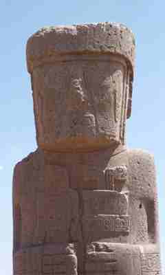 Tiwanaku - The Ponce monolith. 