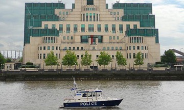 The headquarters of MI6 on the banks of the Thames in London. Photograph: Bertrand Langlois/AFP/Getty Images