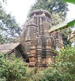 The 11th century temple in the Garabadu precinct .Telegraph pictures
