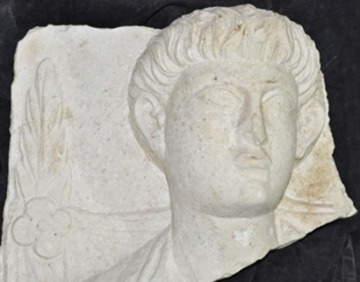 Head of Statue found at Palmyra, Syria.