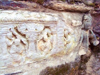 After surviving over 2,000 years, government apathy may lead to the stupa’s disappearance. PHOTOS: FAZAL KHALIQ