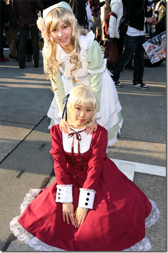 unknown cosplay 50 / hetalia: axis powers cosplay - hungary and liechtenstein